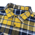 Camicia a quadri casual in flanella vintage personalizzata